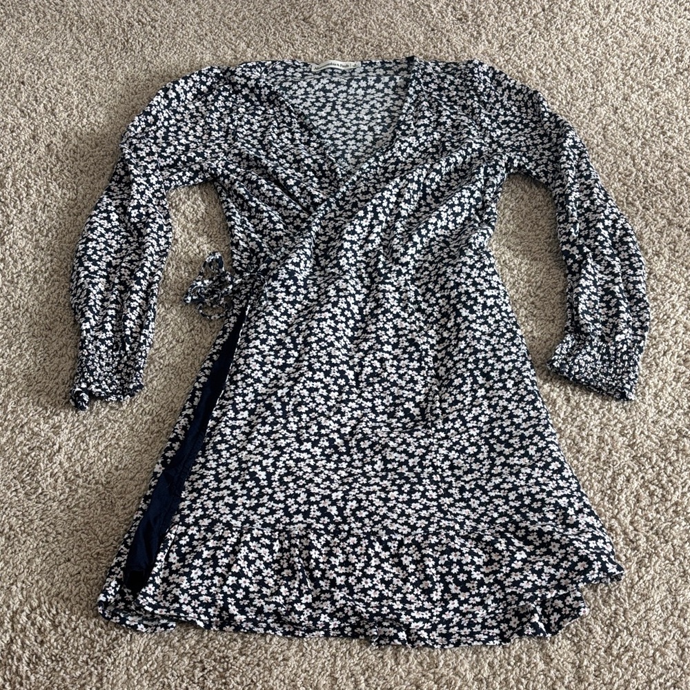 Abercrombie Floral Wrap Dress